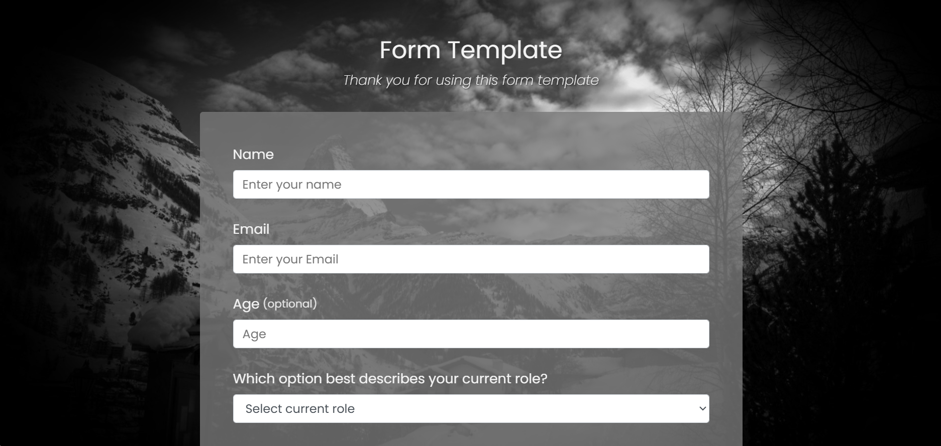 Form Template